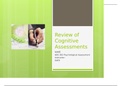 ABS 300 Week 3 Assignment, Review of Cognitive Assessments{GRADED A}