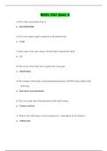 Chamberlain College of Nursing : BIOS 252 Quiz 3 / BIOS252 Quiz 3 (25 Q/A)(LATEST, 2020): Anatomy & Physiology II (All Correct answers, Download to score A)