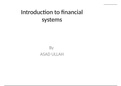 INTRODUCTION TO FINANCIAL SYSTEM.