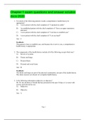 Chapter 1 exam questions and answer solution docs 2020 