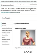 Case 01: Focused Exam: Pain Management | Completed | Shadow Health