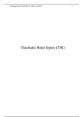DeVry University, Chicago - NURSING MISC Traumatic Brain Injury