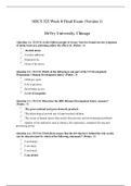Devry University, Chicago-SOCS 325 Week 8 Final Exam (Version 1)_100%_Correct_Solutions_Graded_A