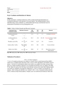 CHEM 223. Lab Report 9 - Synthesis and Reactions of Alkenes. Hunter College.