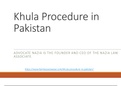Let known the Khula Papers in Pakistan – Advocate Nazia