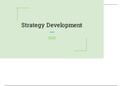 Samenvatting Strategy Development (cijfer: 9.5)