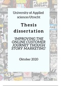 Thesis dissertation example online marketing improving customer journey