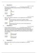 HSA 546 Final Exam Part 2 and 1 - Latest Questions and Answers (Graded A)
