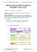Samenvatting Handboek Organisatie en Management. Een praktijkgerichte benadering, ISBN: 9789001895600  Organisatie en Management