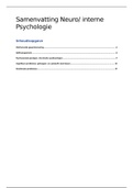 Samenvatting Interne psychologie K1/K3 Lj2