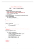 CSE110 practice Exam 1-(v 1-3) Review Solutions