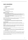 Samenvatting Leren veranderen&comma; ISBN&colon; 9789462762800  Organisatieveranderkunde