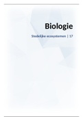 Samenvatting Biologie Hoofdstuk 17 Stedelijke ecosystemen 6 vwo