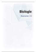 Samenvatting Biologie Hoofdstuk 15 Waarnemen 5 vwo