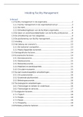 Samenvatting Basisboek Facility Management H1 t/m 5 