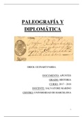 Paleografía y diplomática