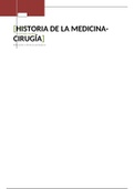 Historia de la medicina/cirugía