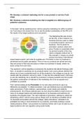 BTEC Business level 3 Unit 3 - introduction to marketing P6 M3&lpar;D&ast;achieved&rpar;