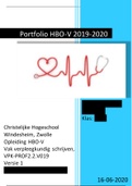 portfolio (verslag), verpleegkundig professional, periode 4, jaar 1, HBO verpleegkunde