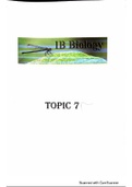 How to get a 7 in IB biology chapter 7