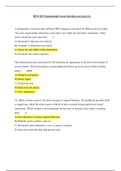 HESI RN Fundamentals Exam Questions and Answers&period;