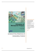 Summary Principles of Managerial Finance hoofdstuk H1, H2, H3, H4, H5, H10 & H11 