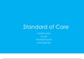 HLT 305 Week 2 Assignment; Standards of Care and Medical Practice