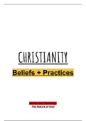 RE GCSE Christianity revision notes AQA