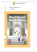 De officiële samenvatting van Noordhoff voor Hoofdlijnen Nederlands recht
