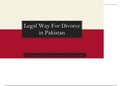 Legal Procedure of Divorce in Pakistan - Get Services Legally By Lawyer 