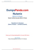 NCA-5.15 PDF Dumps