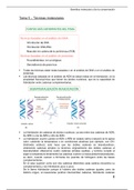 Tema 5 - Técnicas moleculares (Ciencias ambientales)