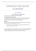 Samenvatting Micro-Economie: Schakelprogramma KU Leuven 2019-2020