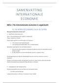 Samenvatting Internationale Economie: Schakelprogramma KUL Antwerpen  2019-2020 