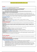 NUTRITION C787 - Study Guide: Health and Nutrition Units 2 and 3.