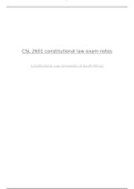 CSL 2601 Constitutional Law Exam Notes