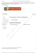 NR 509 Cardiovascular Documentation Shadow Health