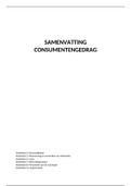 Samenvatting Consumentengedrag (h2, 3, 4, 8, 9 & 12) de basis, ISBN: 9789001899974  Consumentengedrag
