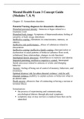NUR 2488 Exam 3 Concept Guide &lpar;Modules 7&comma; 8&comma; 9&rpar;&vert;&vert;Mental Health Nursing&vert;latest 2020&vert;Rasmussen College&vert;Verified document to secure grade A&plus;