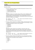 NUR1021 1211c > Chapter 50: Care of Surgical Patients Test Bank (answered) Latest 2020.