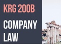 KRG 200B Summary - Companies Act of 2008 (2020) 