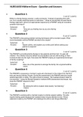 NURS 6650 MIDTERM EXAM 1 – QUESTION AND ANSWERS (75/75)