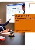 Moduleopdracht Marketingcommunicatie B (cijfer 7,5) incl. verbeterpunten en opdrachtomschrijving BEHAALD