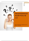 Propedeuse portfolio (behaald) incl. verbeterpunten en opdrachtomschrijving