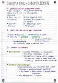 Samenvatting biologie 6e jaar ASO BIOgenie 5.2/6.2 thema 1 structuur van chromatine en chromosomen