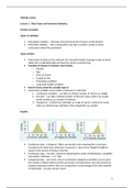 Statistics lectures notes for Masters of Public Health