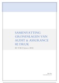 Samenvatting Grondslagen van Auditing en Assurance, ISBN: 9789001903190  Audit & Assurance