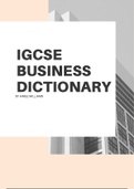  Cambridge IGCSE Business Studies notes