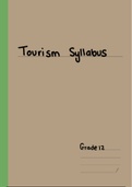 FULL SYLLABUS IEB tourism notes