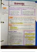 Anatomy and Physiology Histology Preview notes